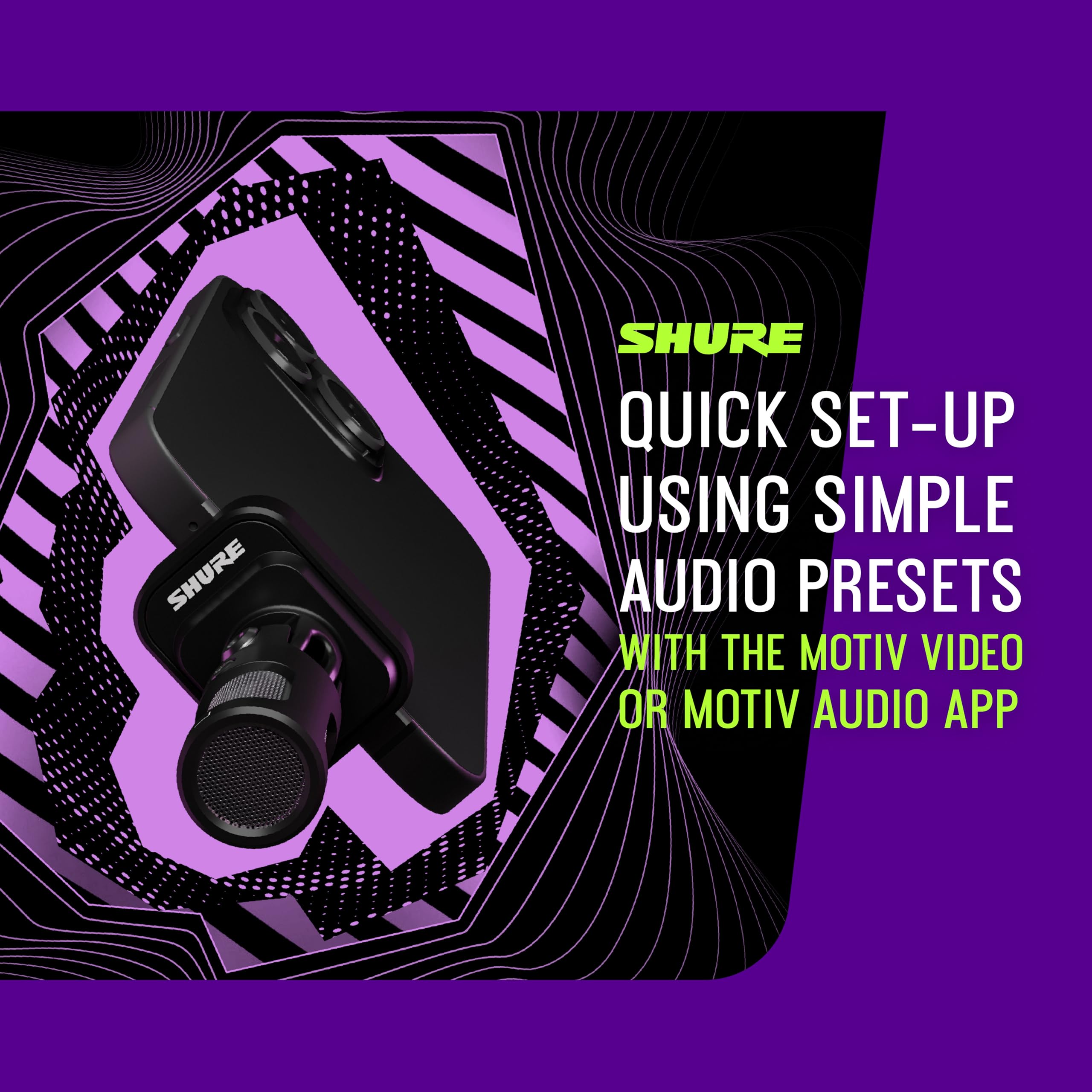 Amazon | Shure シュア MV88 USB-C ステレオマイクロホン iOS iPhone